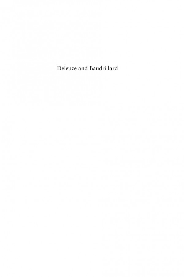 Deleuze And Baudrillard From Cyberpunk To Biopunk Sean Mcqueen