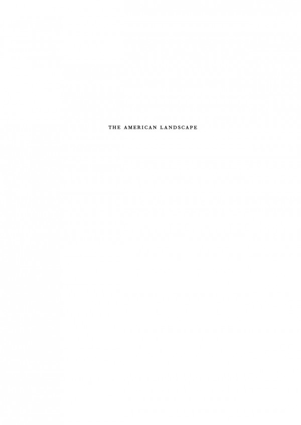 The American Landscape Stephen F Mills