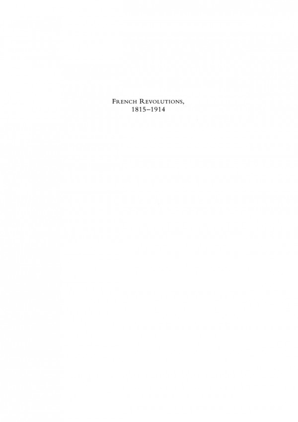 French Revolutions 18151914 An Introduction Sharif Gemie
