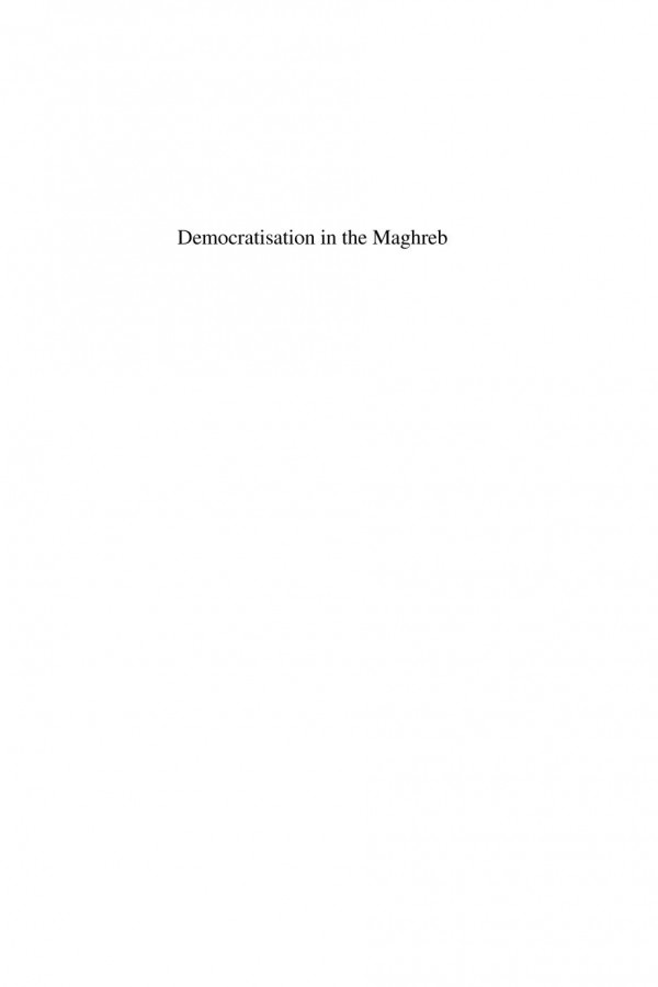 Democratisation In The Maghreb Jnc Hill