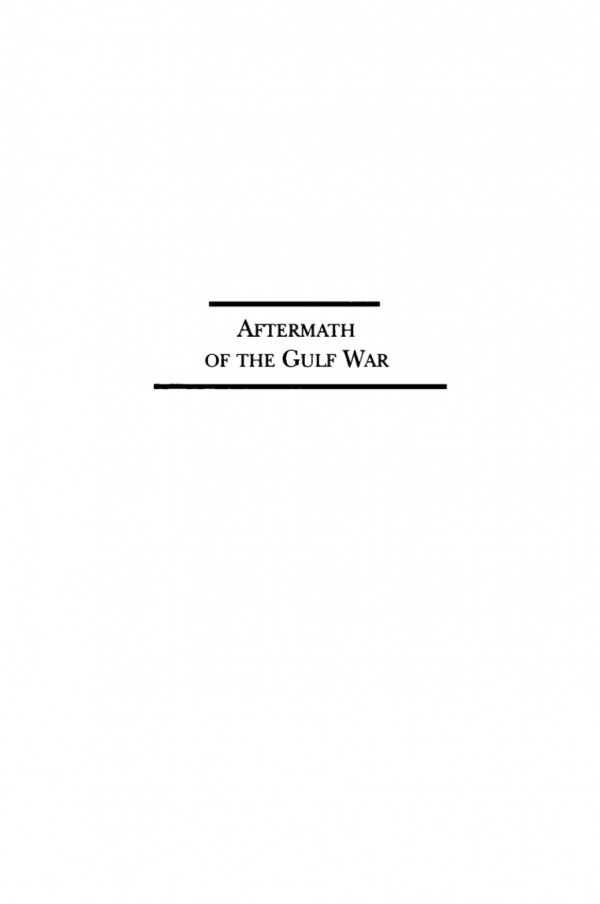 Aftermath Of The Gulf War An Assessment Of Un Action Ian Johnstone