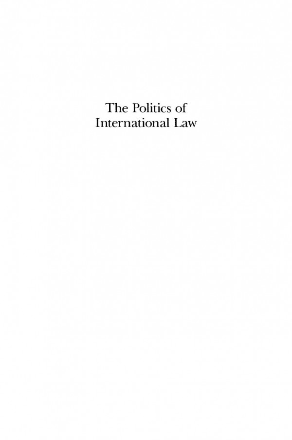 The Politics Of International Law Us Foreign Policy Reconsidered David P Forsythe