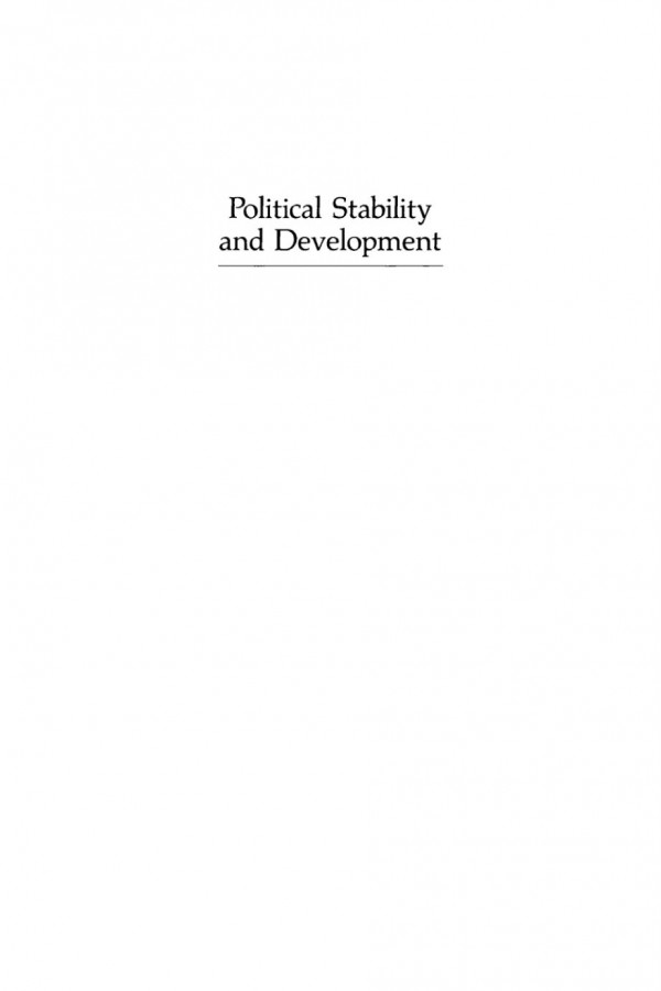 Political Stability And Development A Comparative Analysis Of Kenya Tanzania And Uganda Dirk Bergschlosser Rainer Siegler