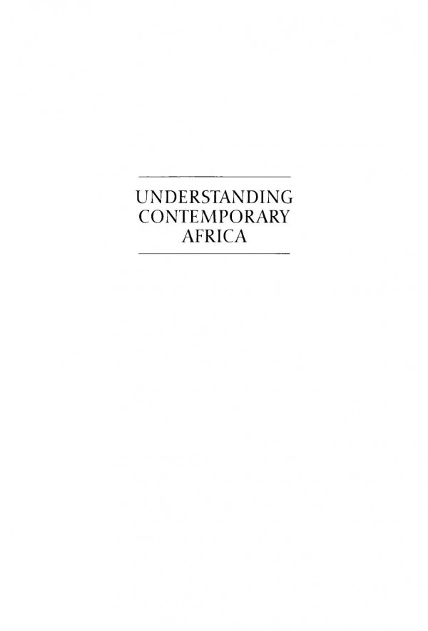 Understanding Contemporary Africa April A Gordon Editor Donald L Gordon Editor