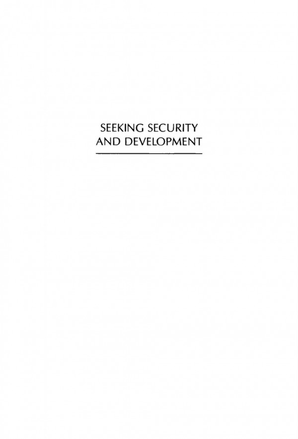Seeking Security And Development The Impact Of Military Spending And Arms Transfers Norman A Graham Editor