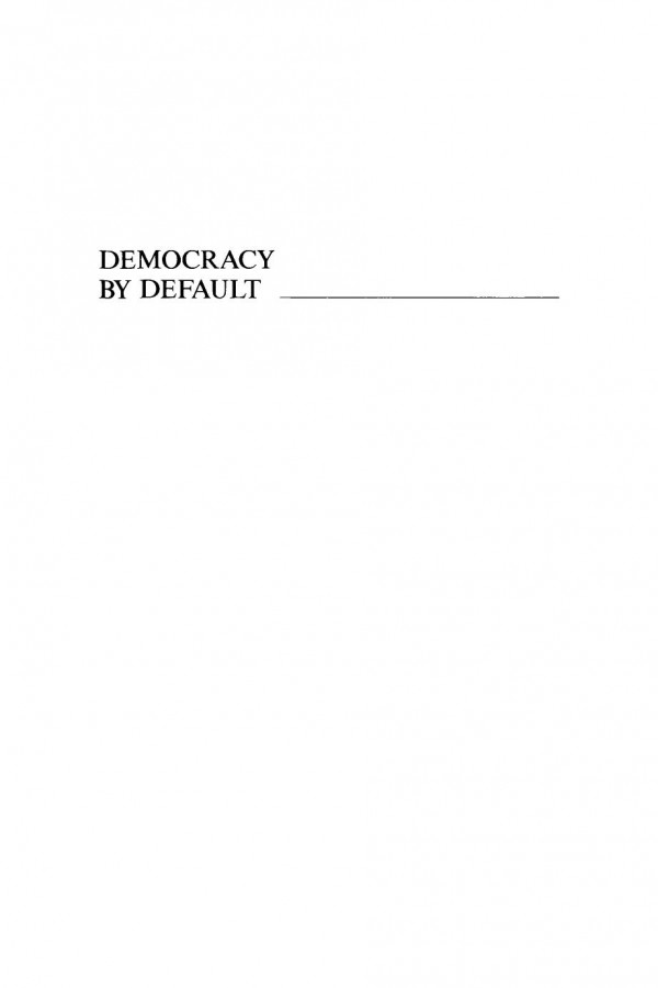 Democracy By Default Dependency And Clientelism In Jamaica Carlene J Edie