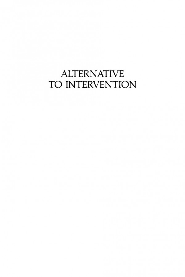 Alternative To Intervention A Uslatin American Security Relationship Richard J Bloomfield Editor Gregory F Treverton Editor