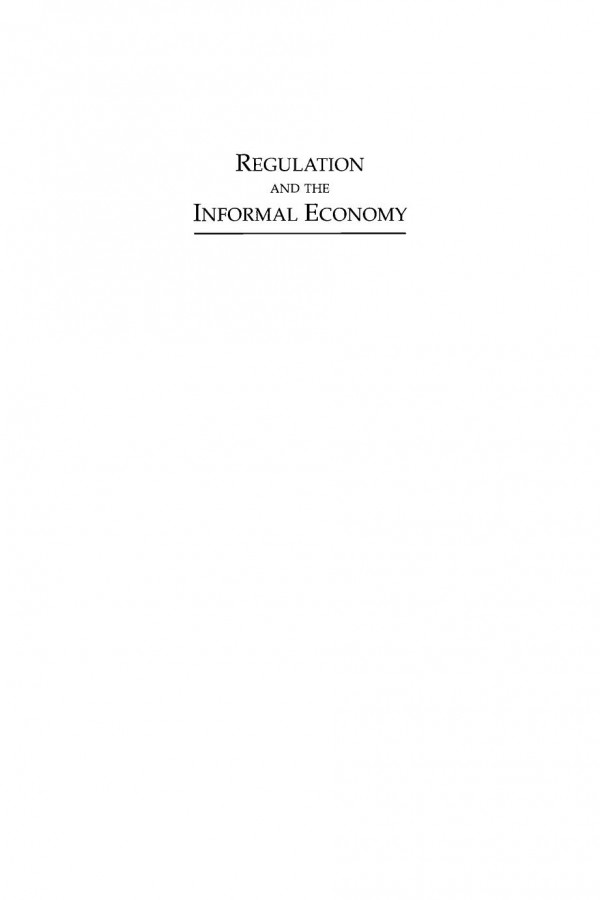 Regulation And The Informal Economy Microenterprises In Chile Ecuador And Jamaica Victor E Tokman Editor Emilio Klein Editor