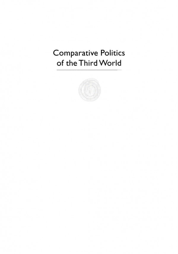 Comparative Politics Of The Third World Linking Concepts And Cases December Green Laura Luehrmann