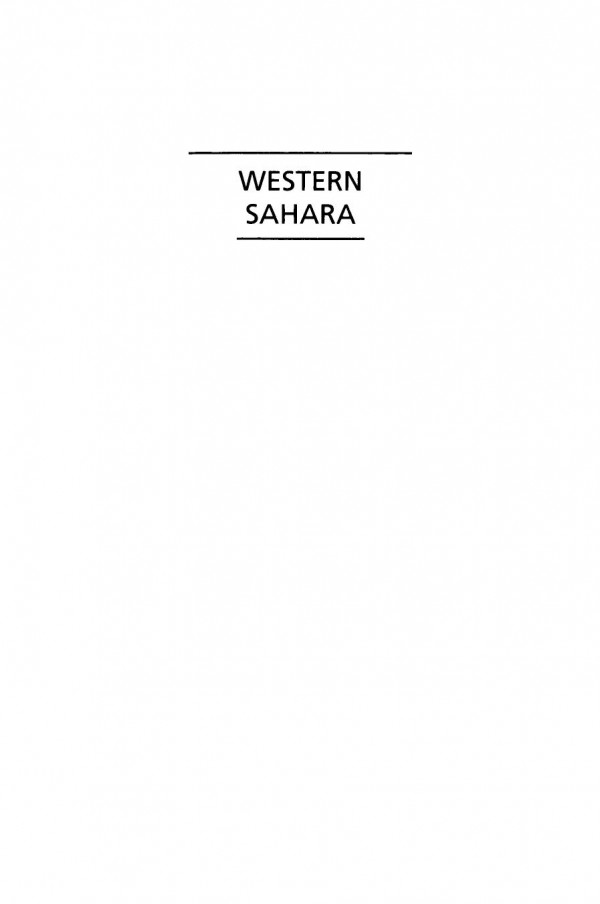 Western Sahara Anatomy Of A Stalemate Erik Jensen