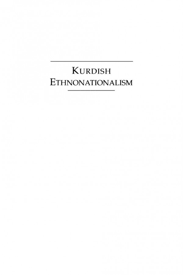Kurdish Ethnonationalism Nader Entessar