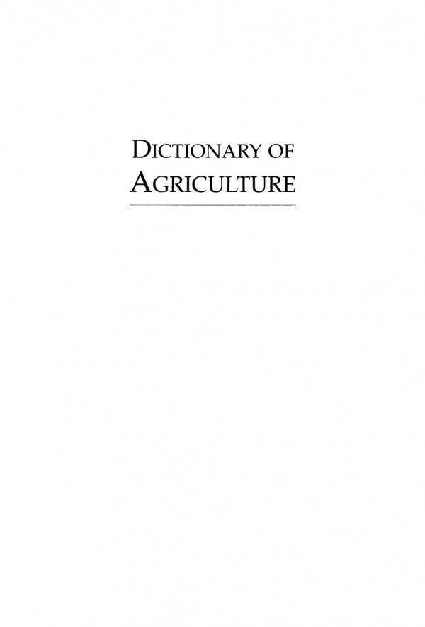 Dictionary Of Agriculture From Abaca To Zoonosis Kathryn L Lipton