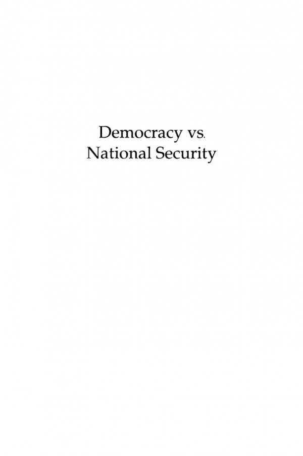 Democracy Vs National Security Civilmilitary Relations In Latin America Paul W Zagorski