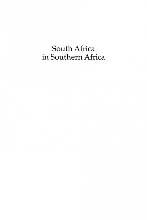South Africa In Southern Africa Domestic Change And International Conflict Edmond J Keller Editor Louis A Picard Editor