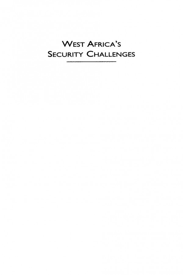 West Africas Security Challenges Building Peace In A Troubled Region Adekey Adebajo Editor Ismail Rashid Editor