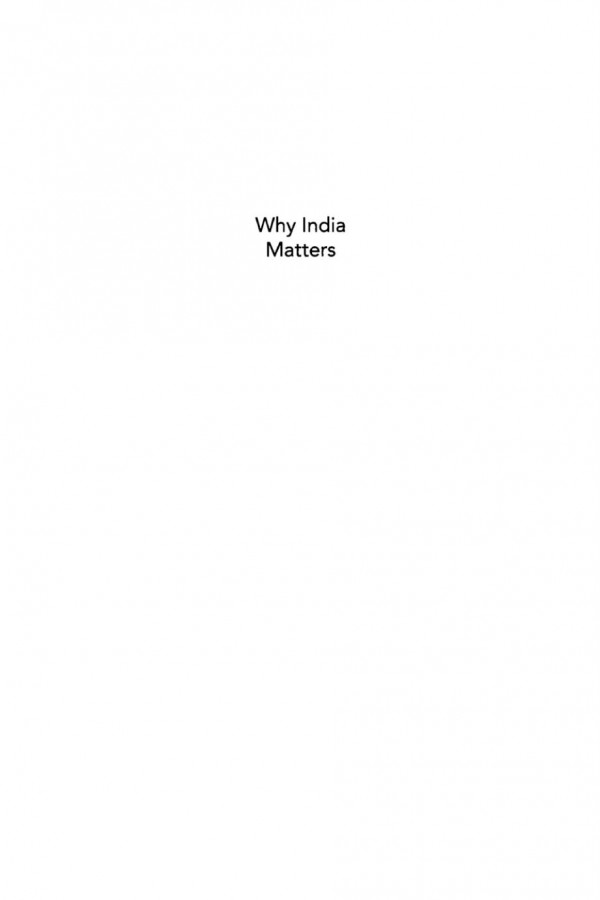 Why India Matters Maya Chadda