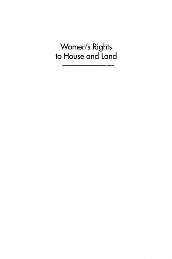 Womens Rights To House And Land China Laos And Vietnam Irene Tinker Editor Gale Summerfield Editor