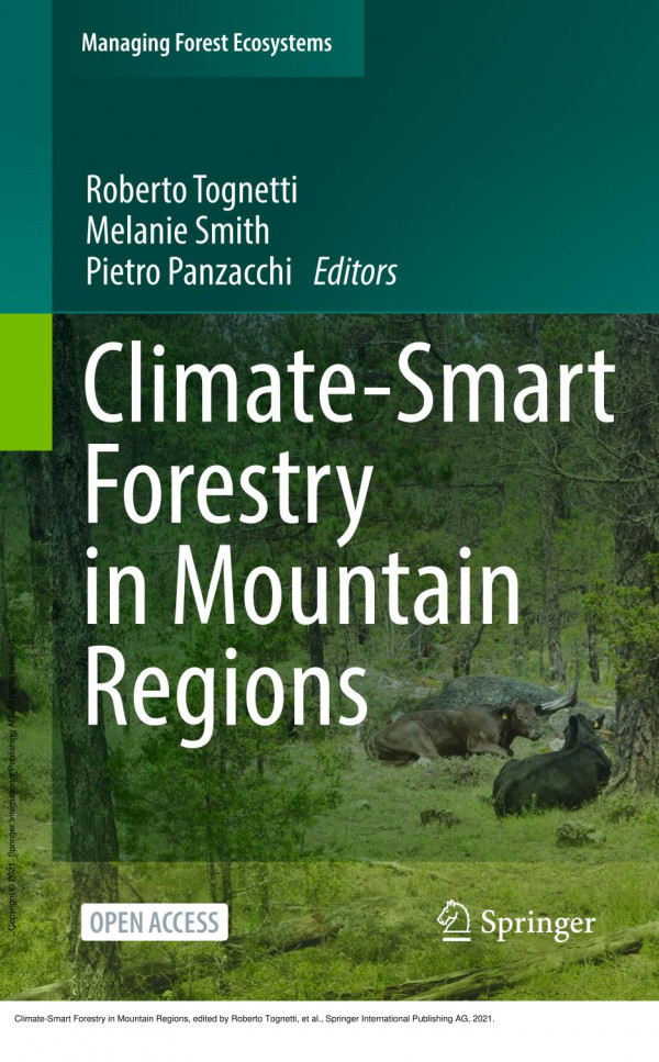 Climatesmart Forestry In Mountain Regions 1st Edition Roberto Tognetti