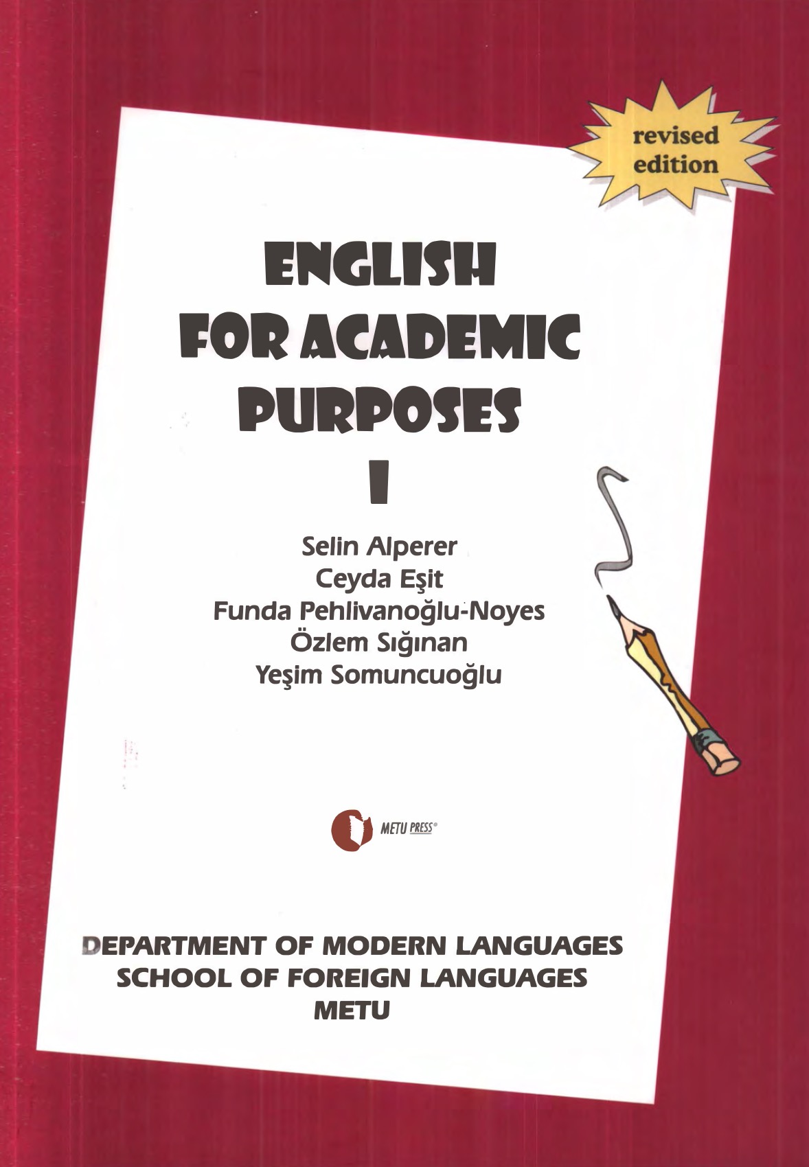 English For Academic Purposes 1 1st Edition Ceyda Eit Funda Pehlivanolu Noyes