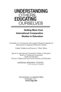 Understanding Others Educating Ourselves Getting More From International Comparative Studies In Education 1st Edition National Research Council Division Of Behavioral And Social Sciences And Education Center For Education Board On Testing And Assessment Board On International Comparative Studies In Education Committee On A Framework And Longterm Research Agenda For