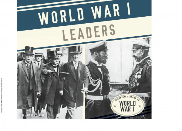 World War I Leaders 1st Edition Amanda Lanser