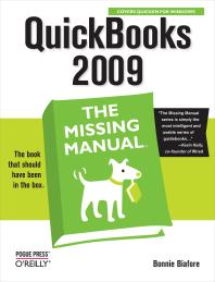 Quickbooks 2009 The Missing Manual 1st Edition Bonnie Biafore