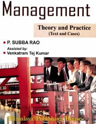 Management Theory And Practice Text Cases 1st Edition P Subba Rao Venkatram Tej Kumar