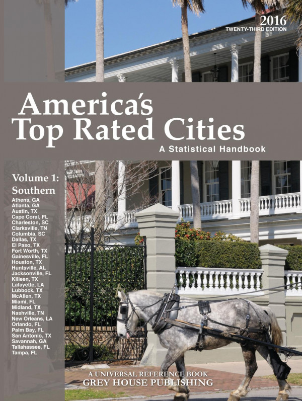 Americas Toprated Cities 4 Volume Set 2016 23th Edition David Garoogian