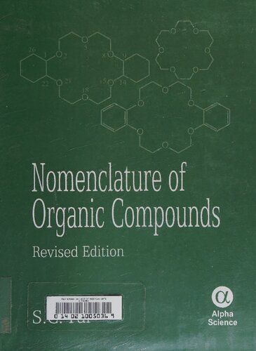 Nomenclature Of Organic Compounds Pal Sc