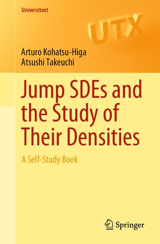 Jump Sdes And The Study Of Their Densities A Selfstudy Book 1st Ed 2019 Arturo Kohatsuhiga
