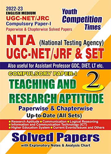 Nta Ugcnetjrf And Set Various States Teaching And Research Aptitude Paper1 Topicwise Solved Papers Volumeii Yct Expert Team