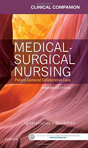 Clinical Companion For Medicalsurgical Nursing Patientcentered Collaborative Care 8e 8th Edition Donna D Ignatavicius