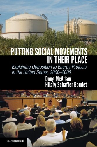 Putting Social Movements In Their Place Explaining Opposition To Energy Projects In The United States 20002005 1st Edition Professor Doug Mcadam