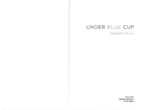 Under Blue Cup 1st Edition Rosalind Krauss