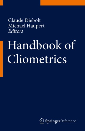 Handbook Of Cliometrics 1st Edition Claude Diebolt Ed Michael Haupert Ed