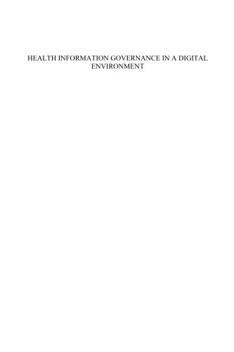 Ahealth Information Governance In A Digital Environment Grain