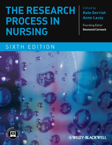 The Research Process In Nursing 6th Ed Gerrish Kate Lacey