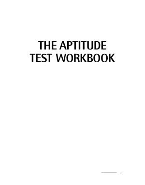 Aptitude Test Workbook Discover Your Potential And Improve Your Career Options With Practice Psychometric Tests Jim Barrett