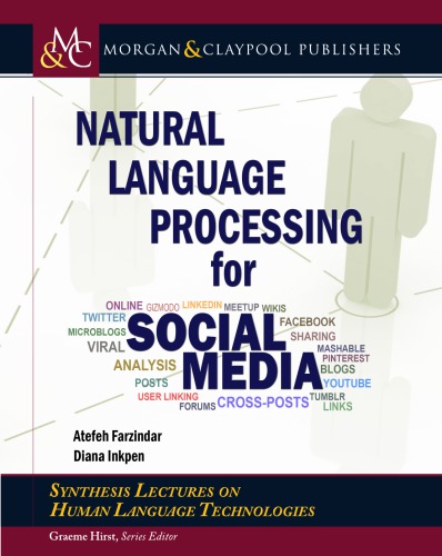 Natural Language Processing For Social Media Farzindar Atefeh Inkpen