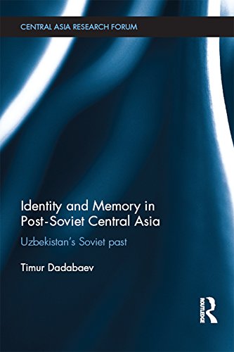 Identity And Memory In Postsoviet Central Asia Uzbekistans Soviet Past Timur Dadabaev