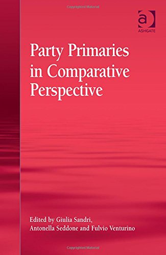 Party Primaries In Comparative Perspective Giulia Sandri Giulia Sandri