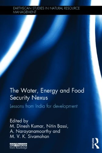The Water Energy And Food Security Nexus Lessons From India For Development M Dinesh Kumar