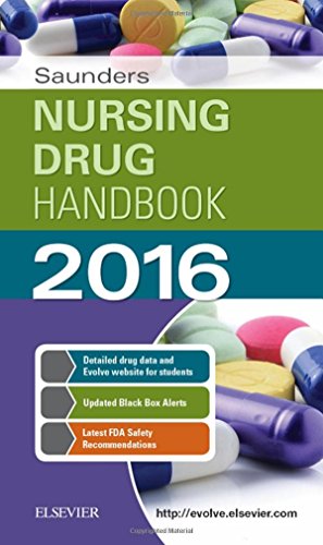 Saunders Nursing Drug Handbook 2016 1e 1st Edition Robert J Kizior Bs Rph