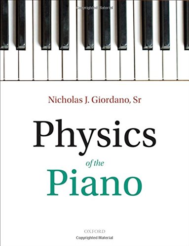 Physics Of The Piano 1st Edition Nicholas J Giordano