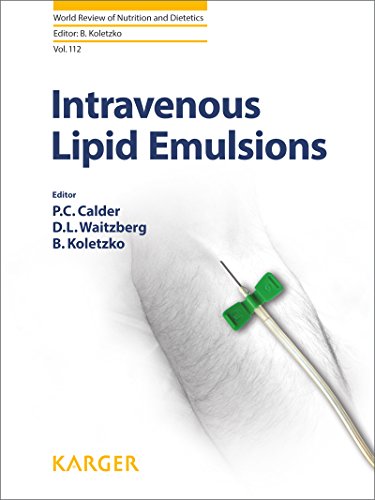 Intravenous Lipid Emulsions 1st Edition Pc Calder Dl Waitzberg