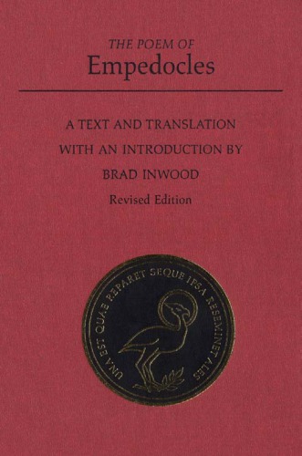 The Poem Of Empedocles A Text And Translation Revised Brad Inwood