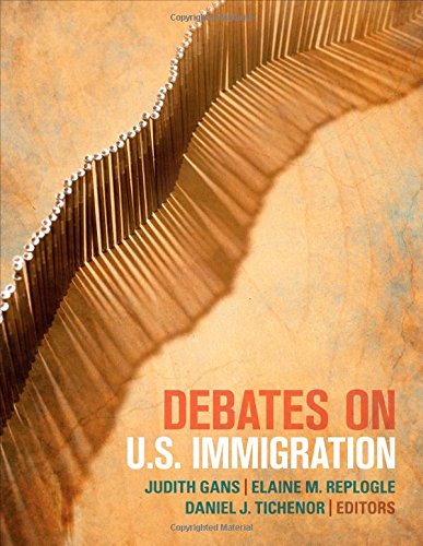 Debates On Us Immigration 1st Edition Judith Gans Elaine M Replogle