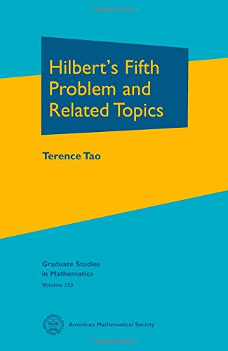 Hilberts Fifth Problem And Related Topics Draft Terence Tao