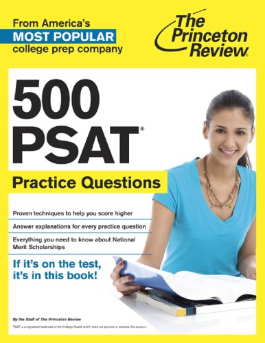 500 Psat Practice Questions Csm Princeton Review