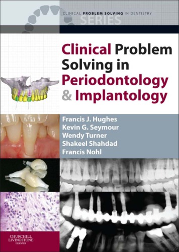 Clinical Problem Solving In Periodontology And Implantology Francis J Hughes